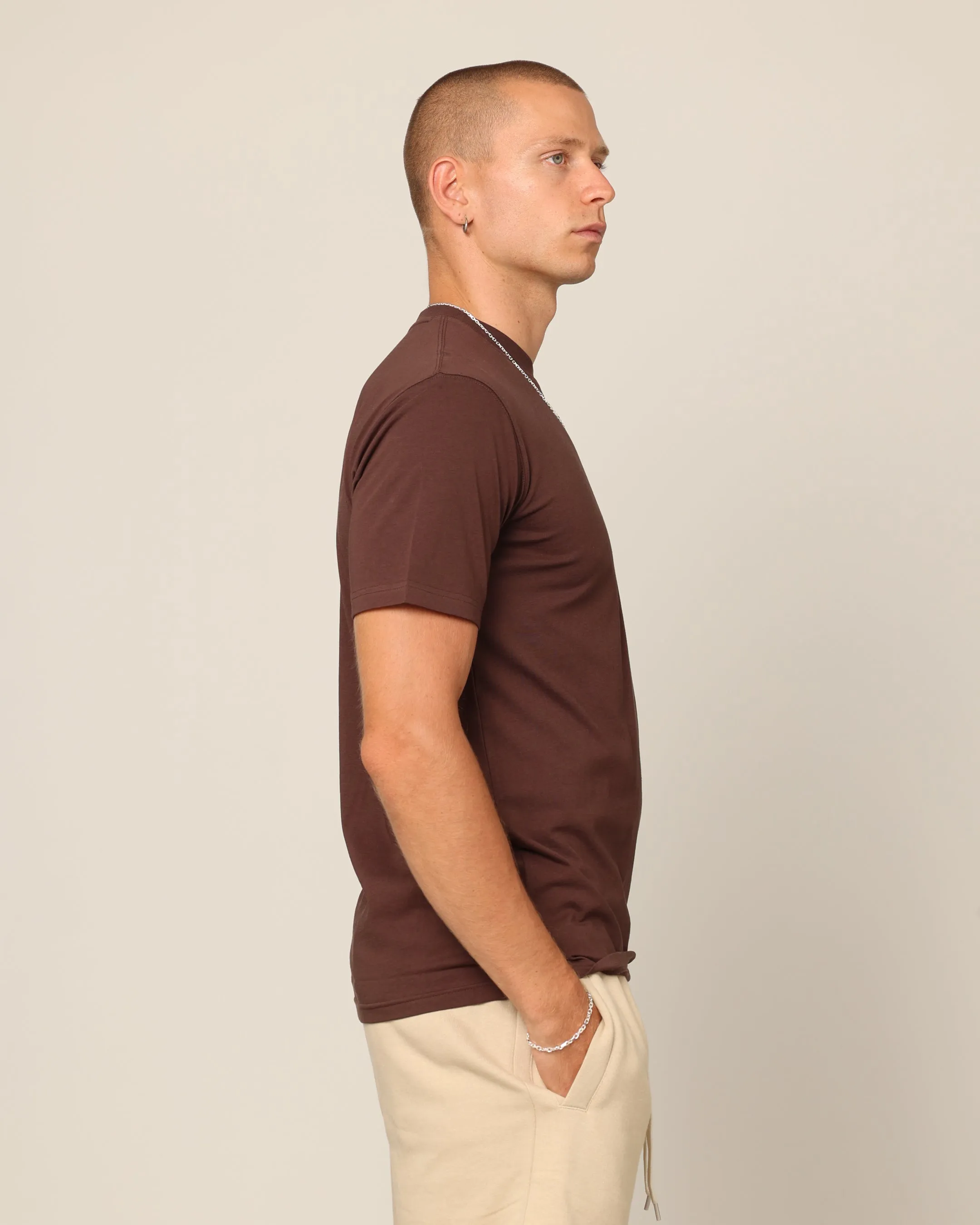 Carré Blanc Form T-Shirt Brown