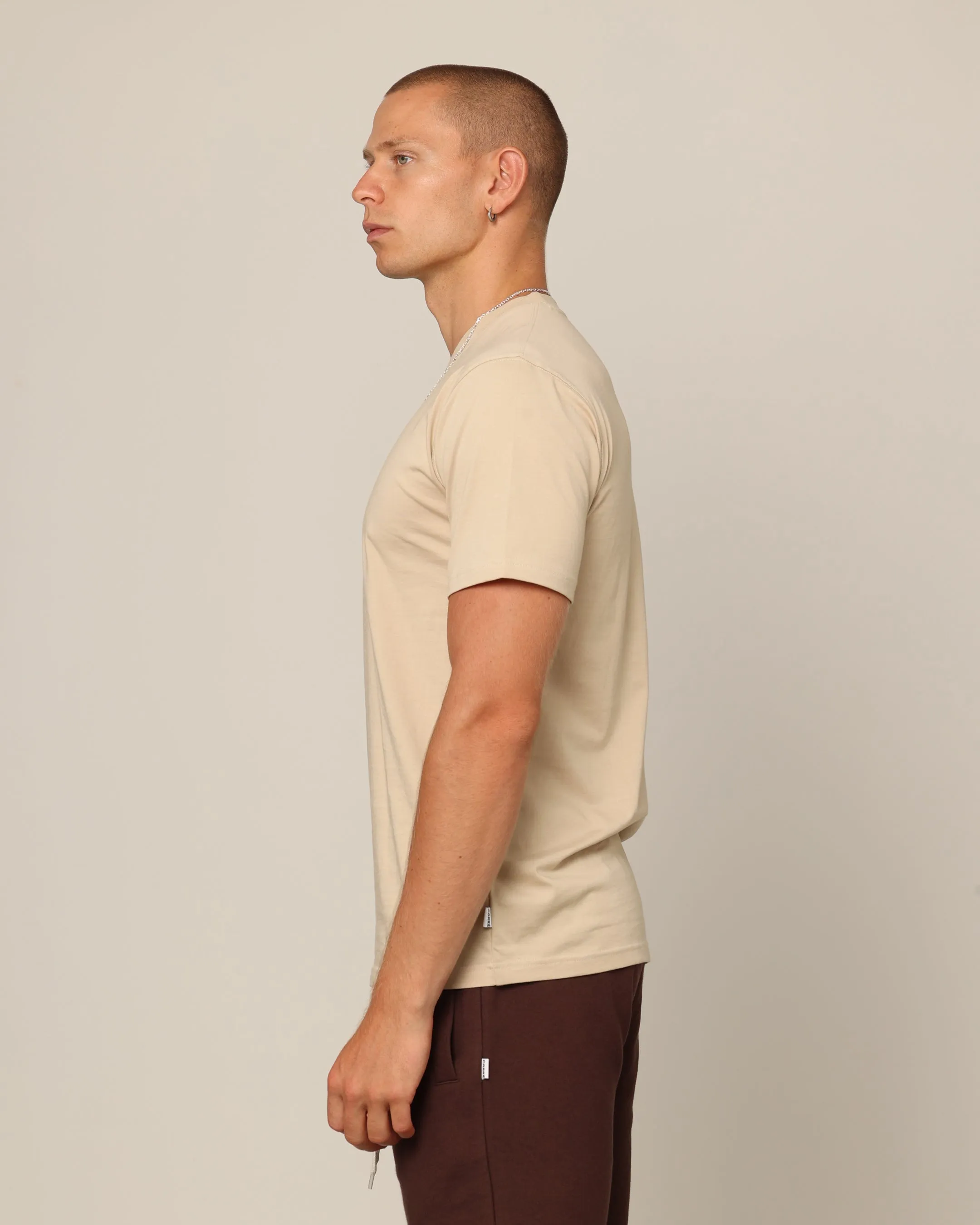 Carré Blanc Form T-Shirt Stone