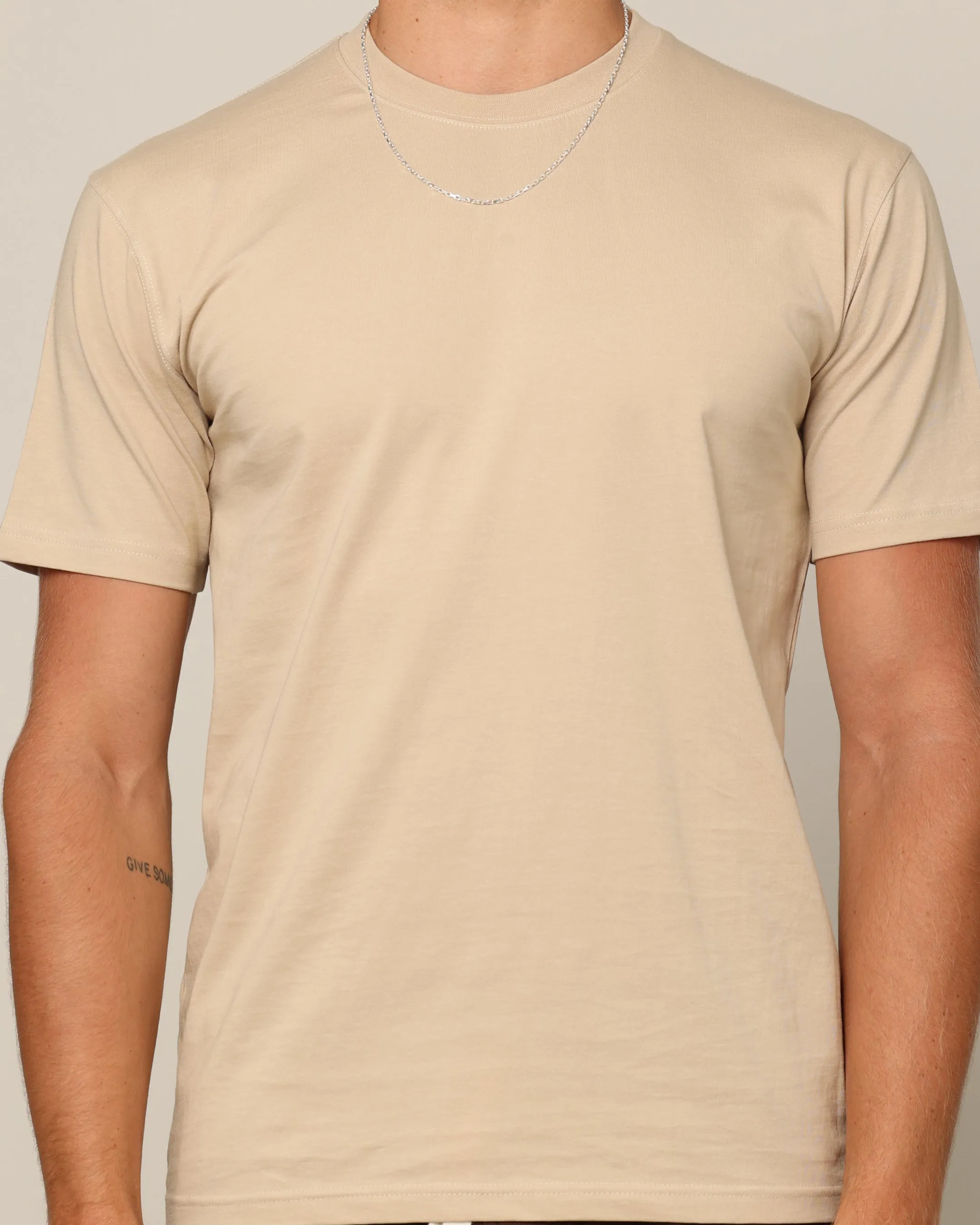 Carré Blanc Form T-Shirt Stone