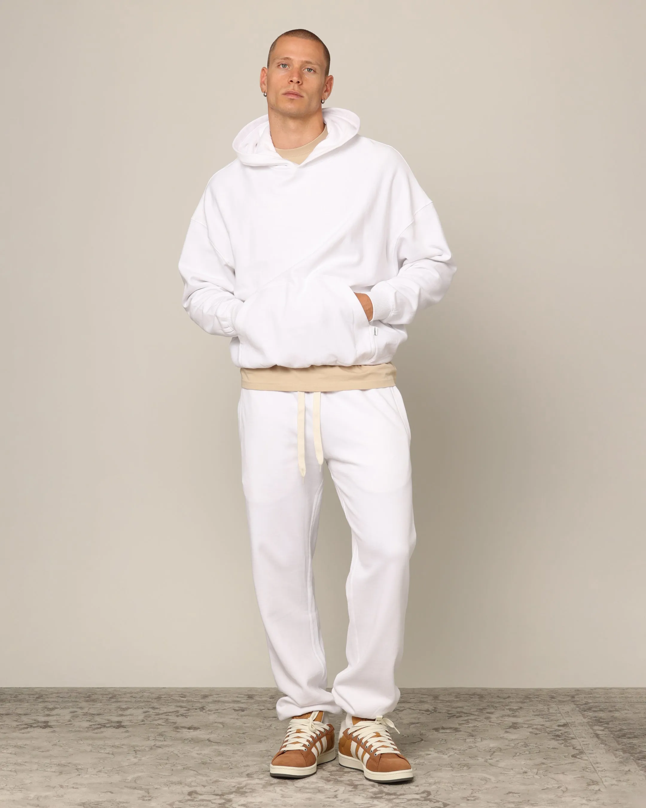 Carré Blanc Sweatpants White