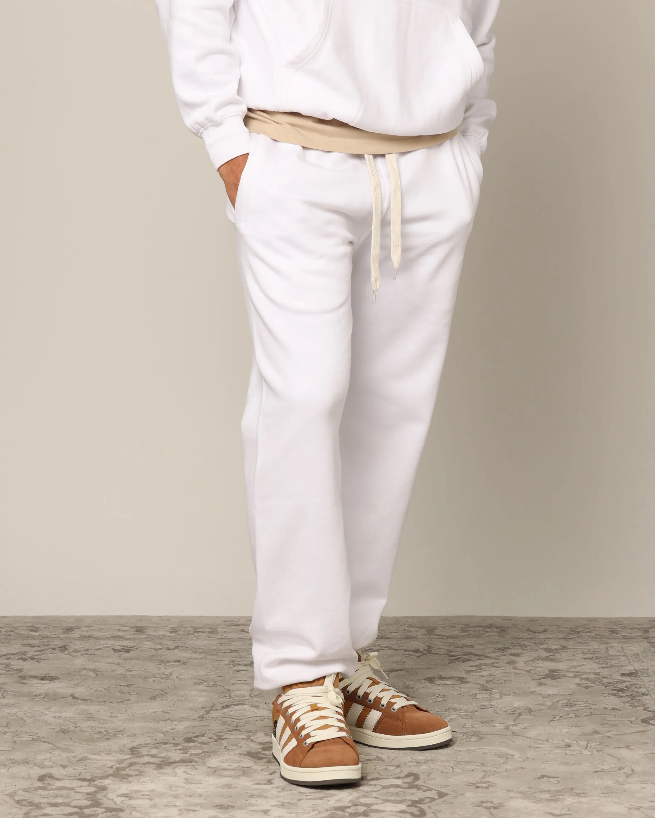 Carré Blanc Sweatpants White