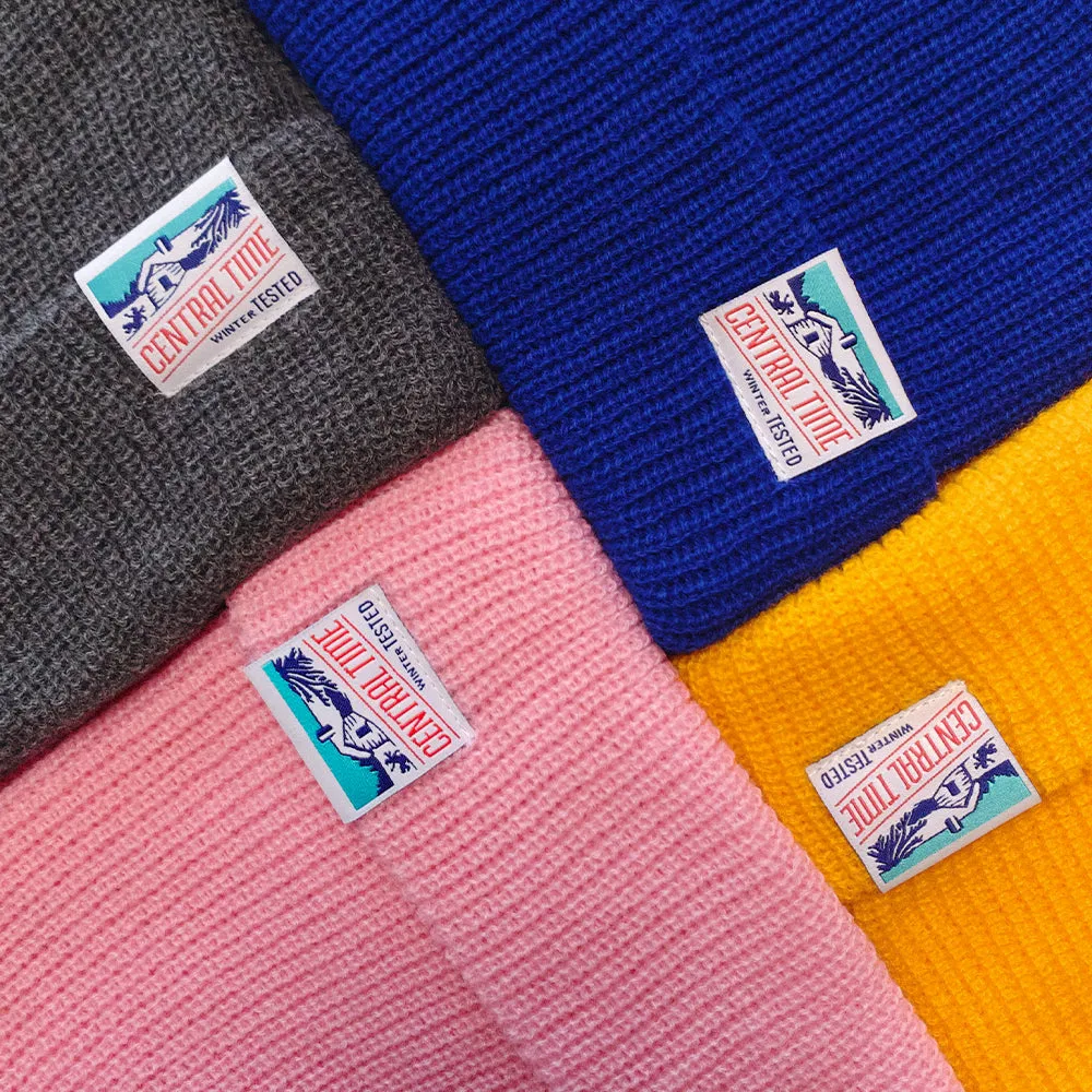 Central Time Snow Beanie - Pink