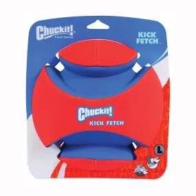 Chuckit! 251201 Dog Toy, L, High-Visibility, Canvas/Foam/Rubber, Blue/Orange