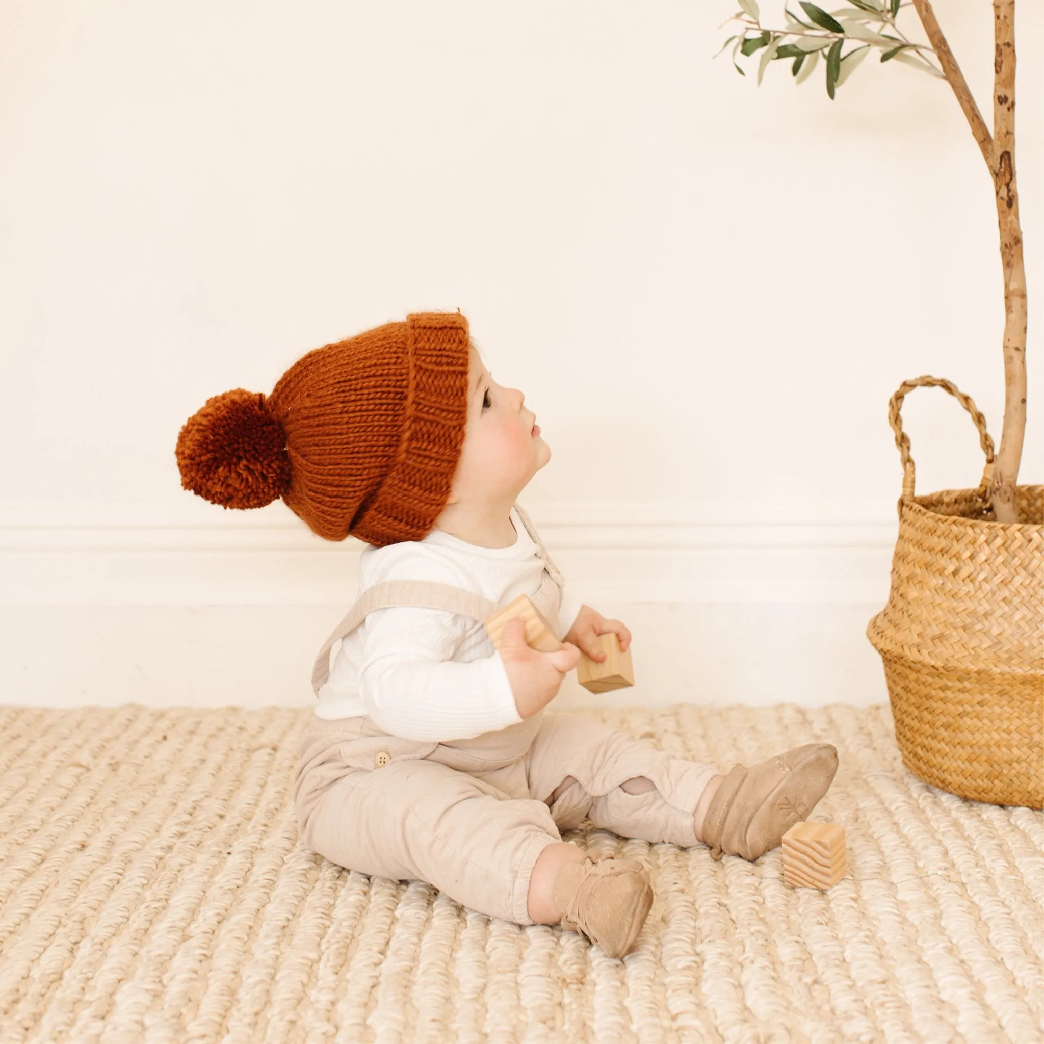 Classic Pom Hat, Cinnamon