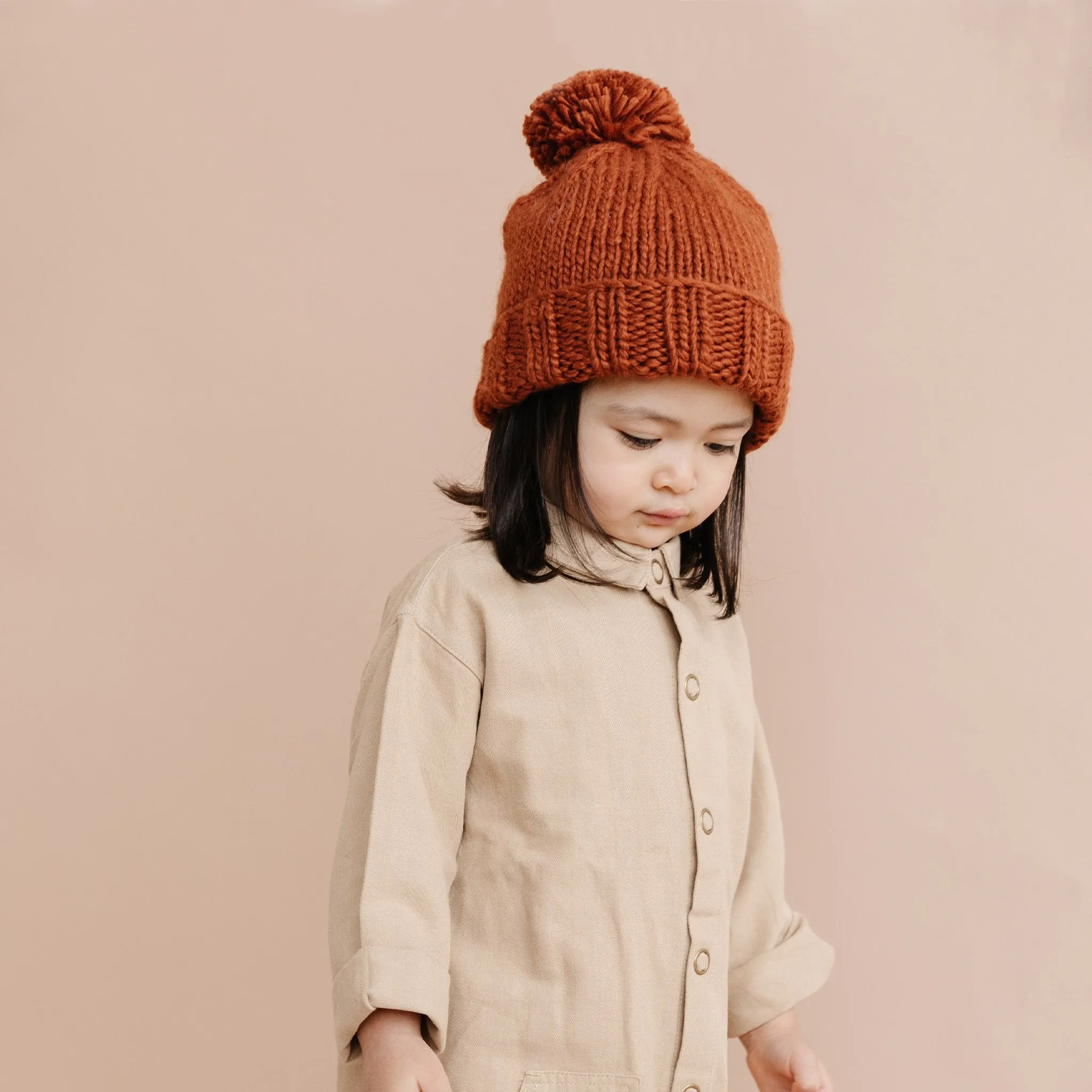 Classic Pom Hat, Cinnamon