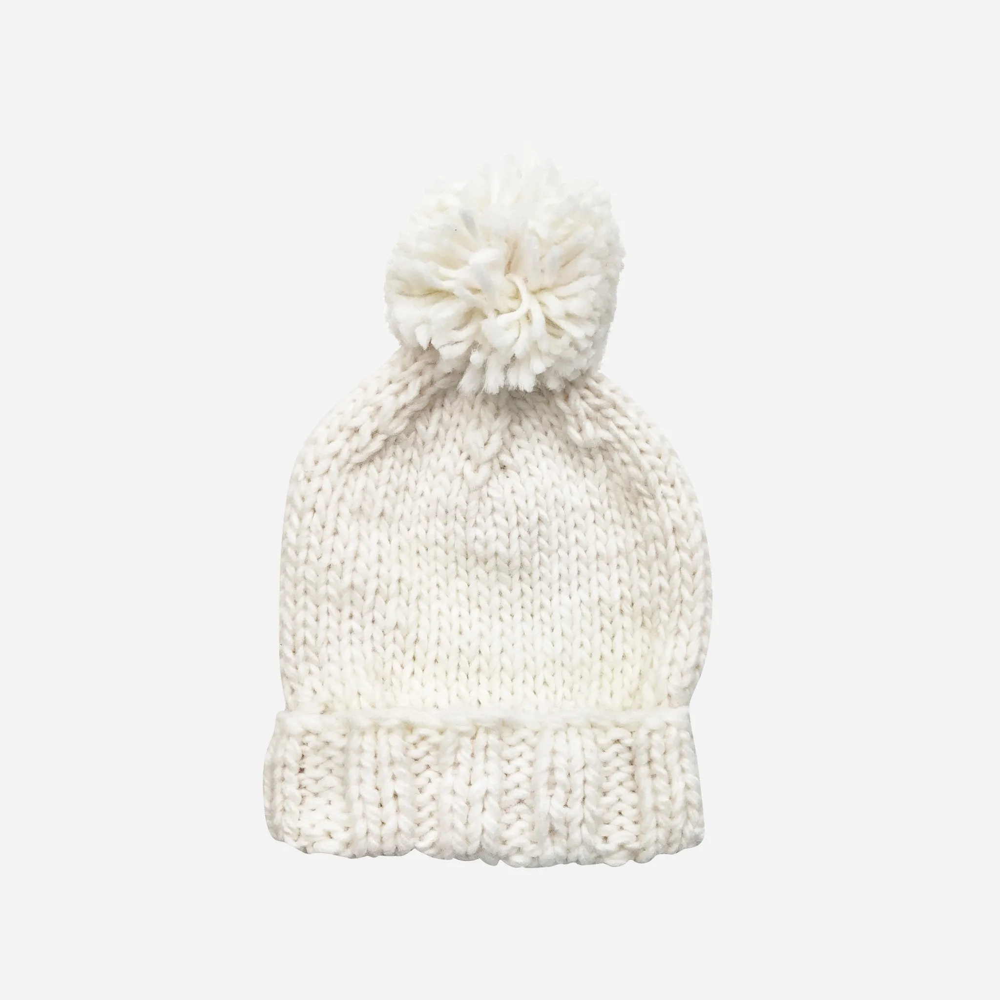 Classic Pom Hat, Cream