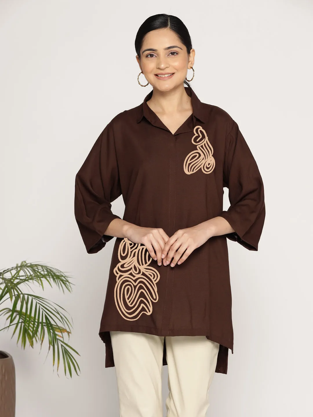 Coffee Rayon ShirtTop - Bienveillance