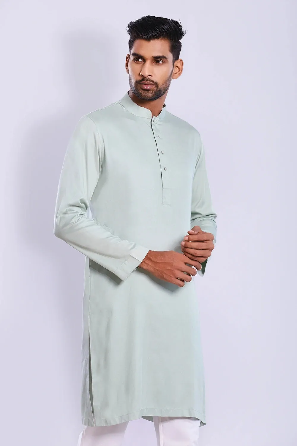 Cut & Sew Slim Fit Panjabi