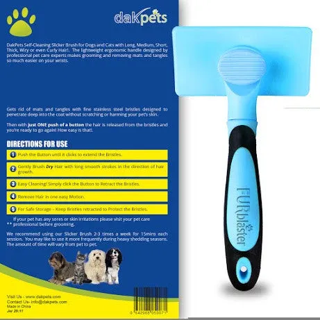 DakPets Self-Cleaning Slicker Brush