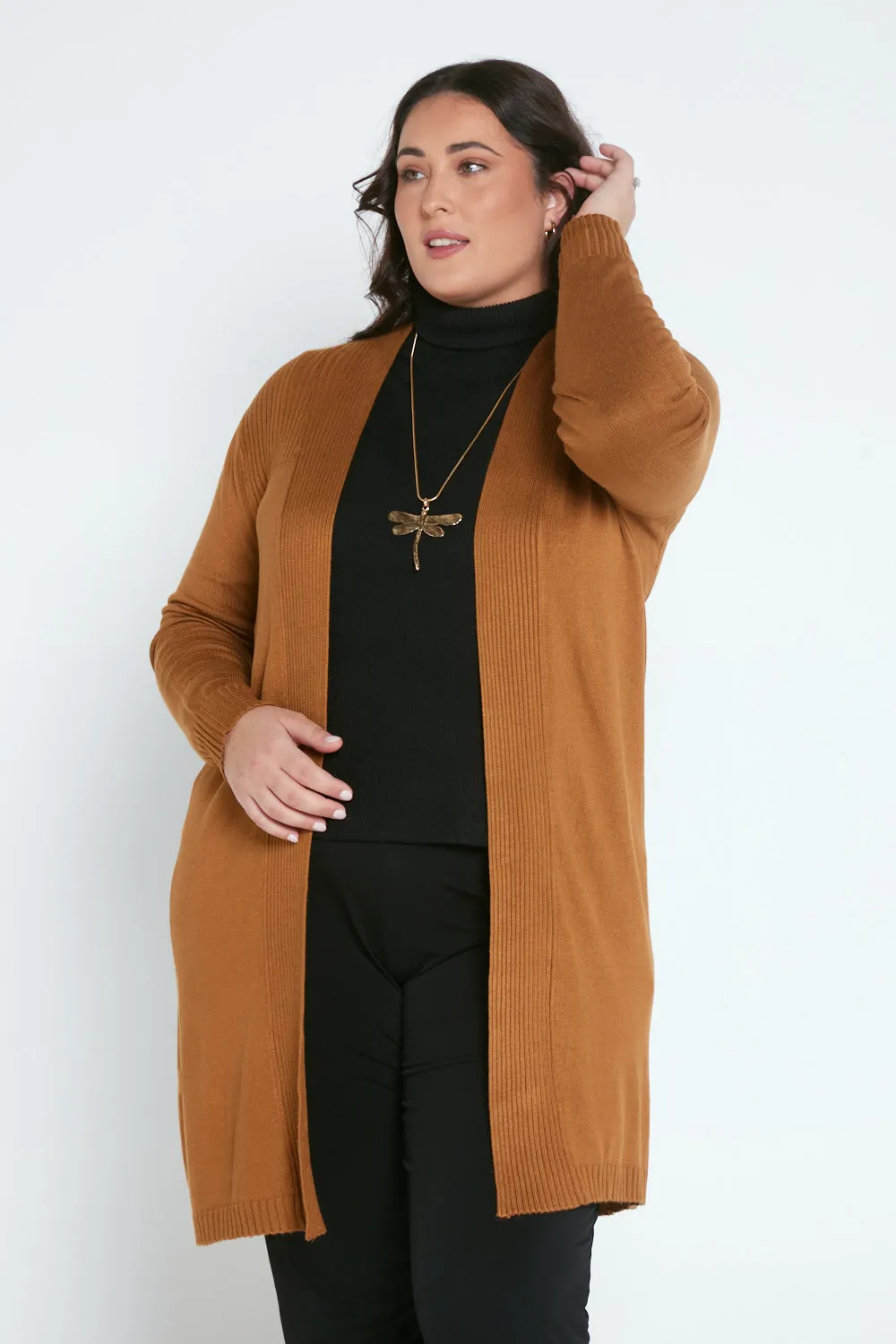 Daniella Cotton Cardigan - Mustard