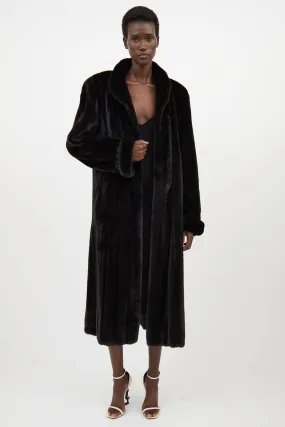 Dark Brown Fur Coat