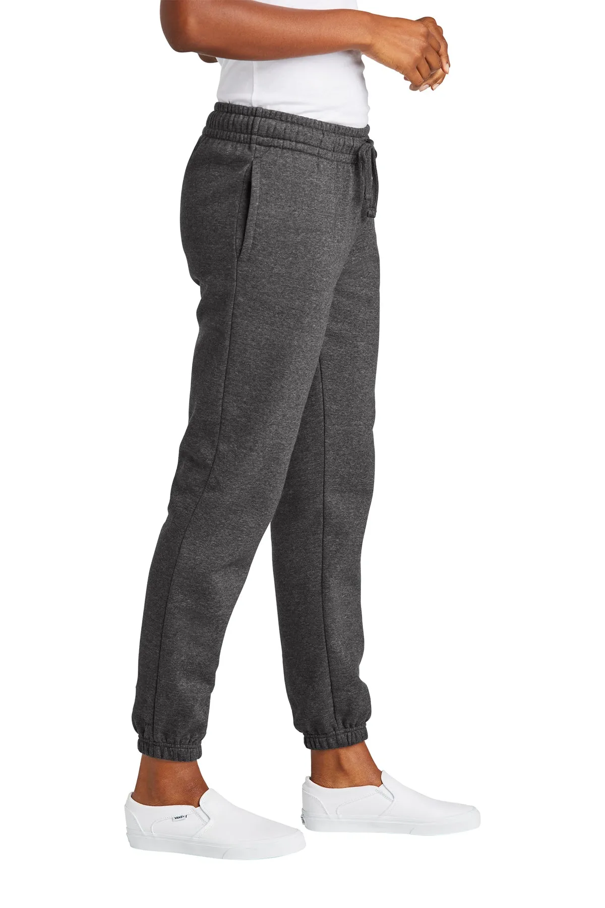 District Womens V.I.T. Fleece Sweatpants, Heathered Charcoal