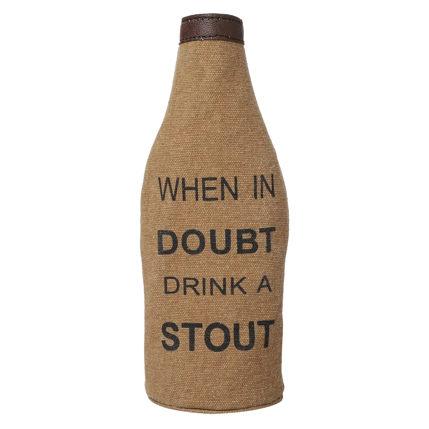 Doubt Stout Canvas Bottle Koozie