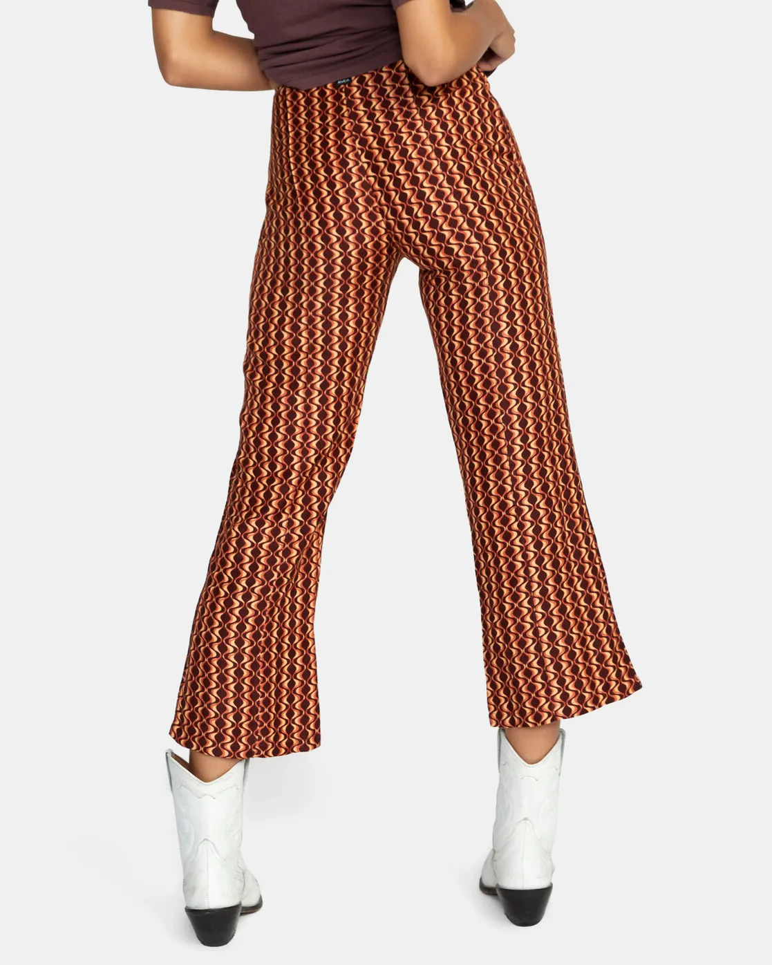 Drip High-Waisted Pants - Espresso