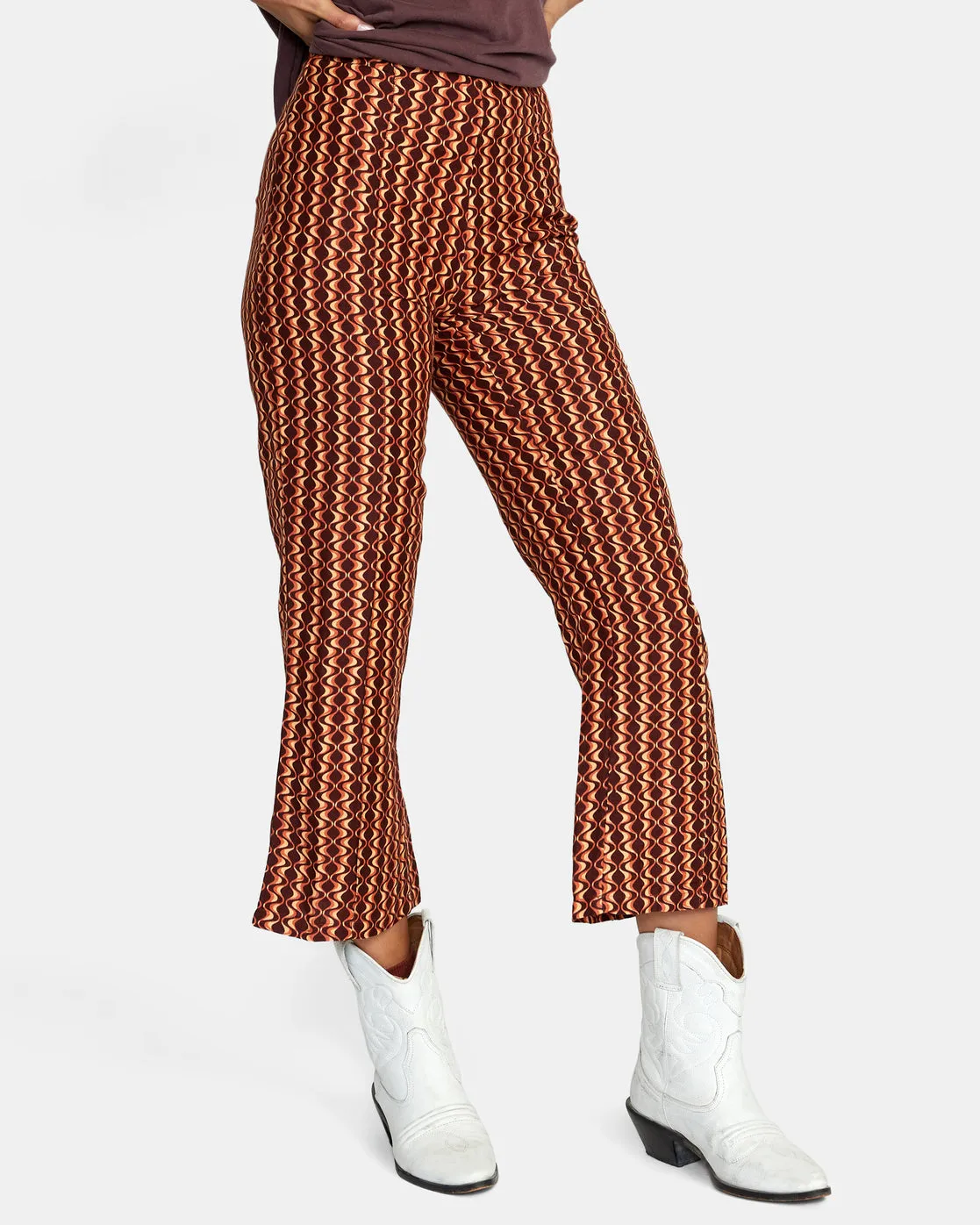 Drip High-Waisted Pants - Espresso