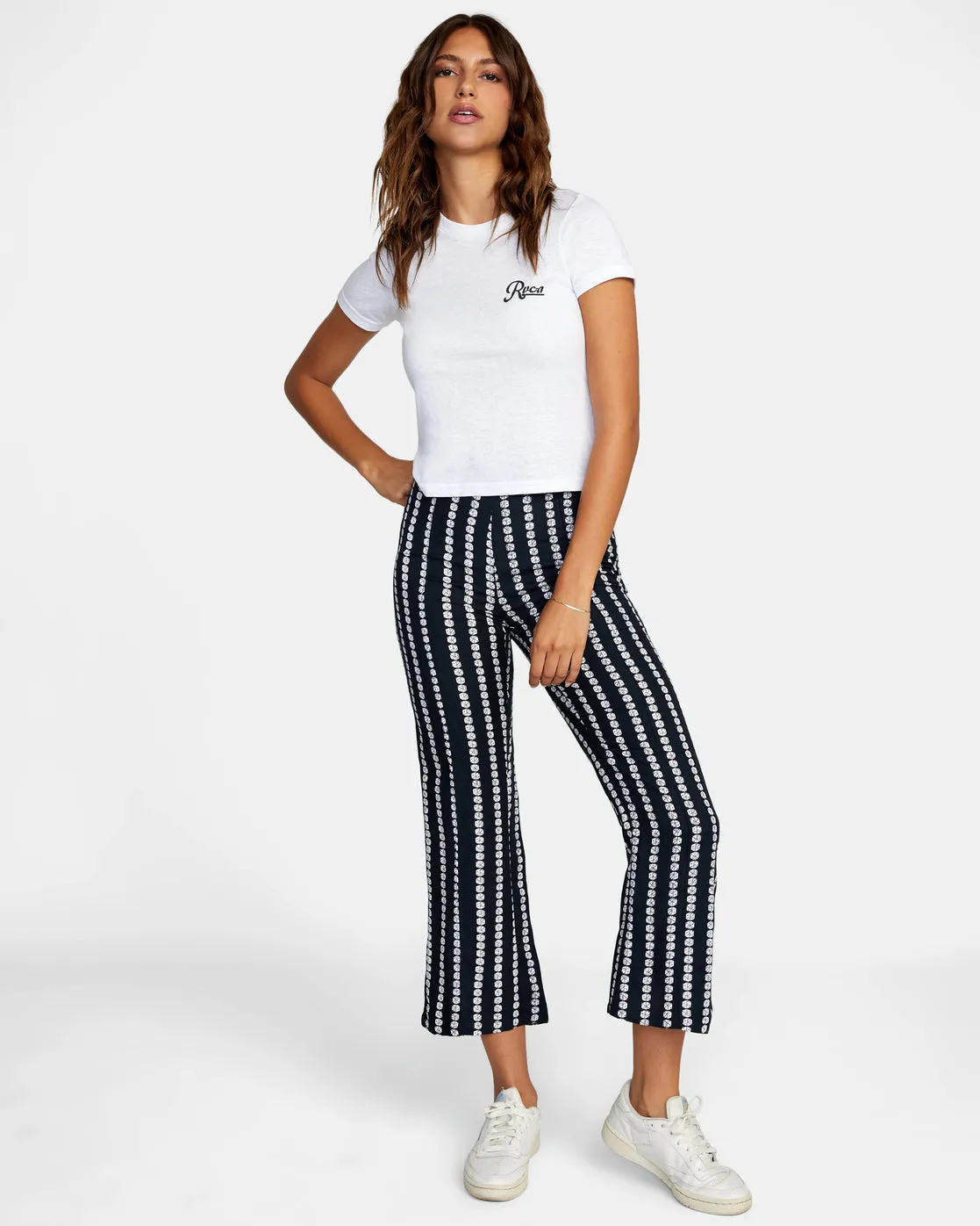 Drip High-Waisted Pants - RVCA Black