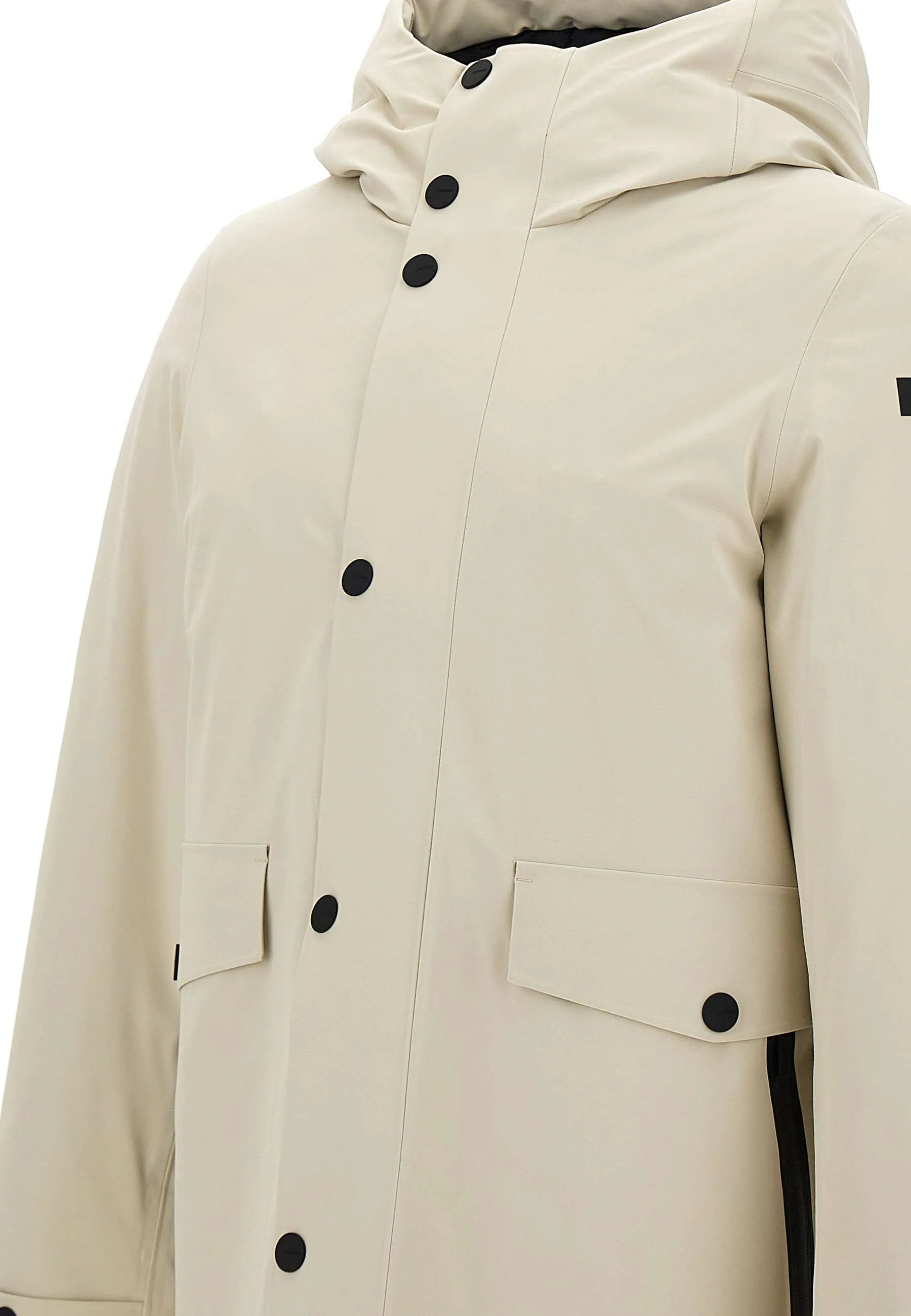 Egg Floating Cream Parka Jacket