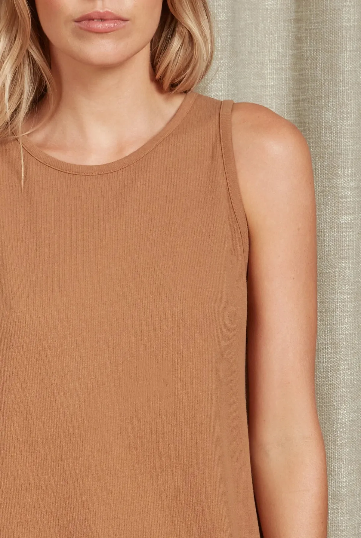 Essential Knit Dress in Bronze