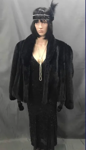 Faux Fur Coat Black - Hire