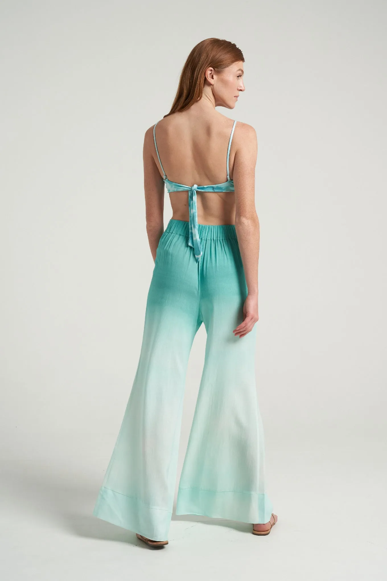 Flared Pants Oasis Aqua