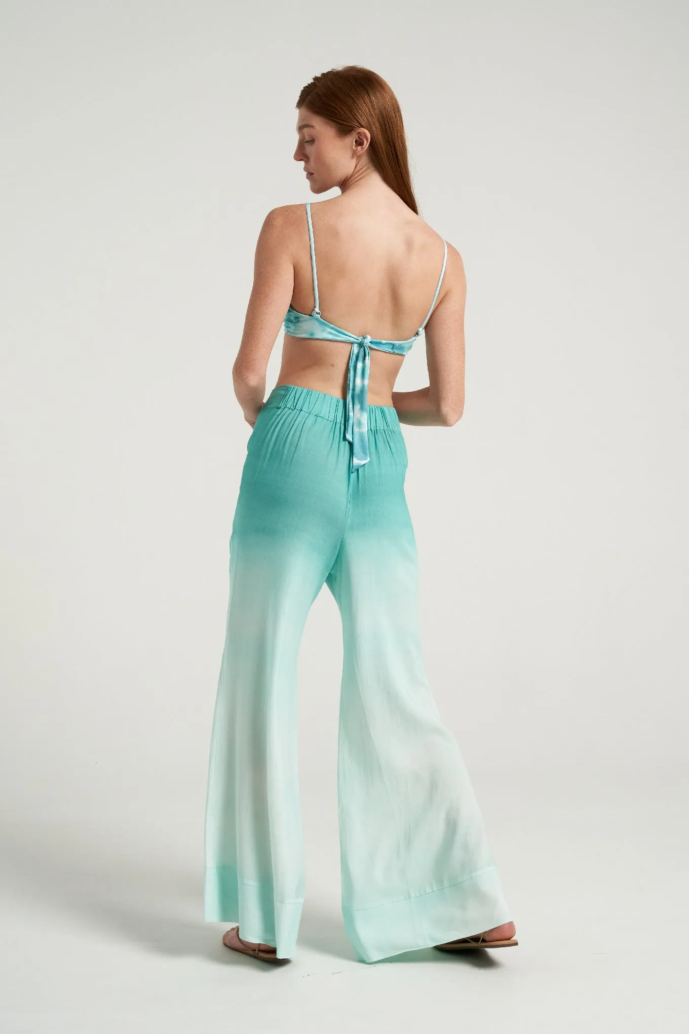 Flared Pants Oasis Aqua