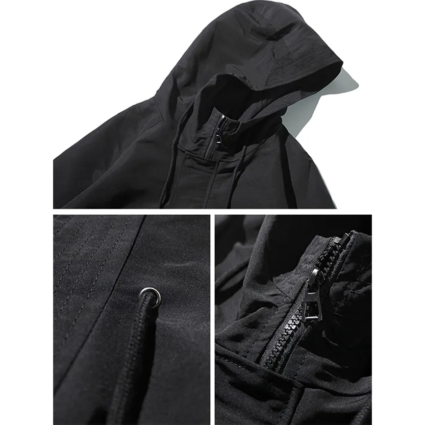 Funki Buys | Jackets | Men's Lightweight Hooded Windbreaker