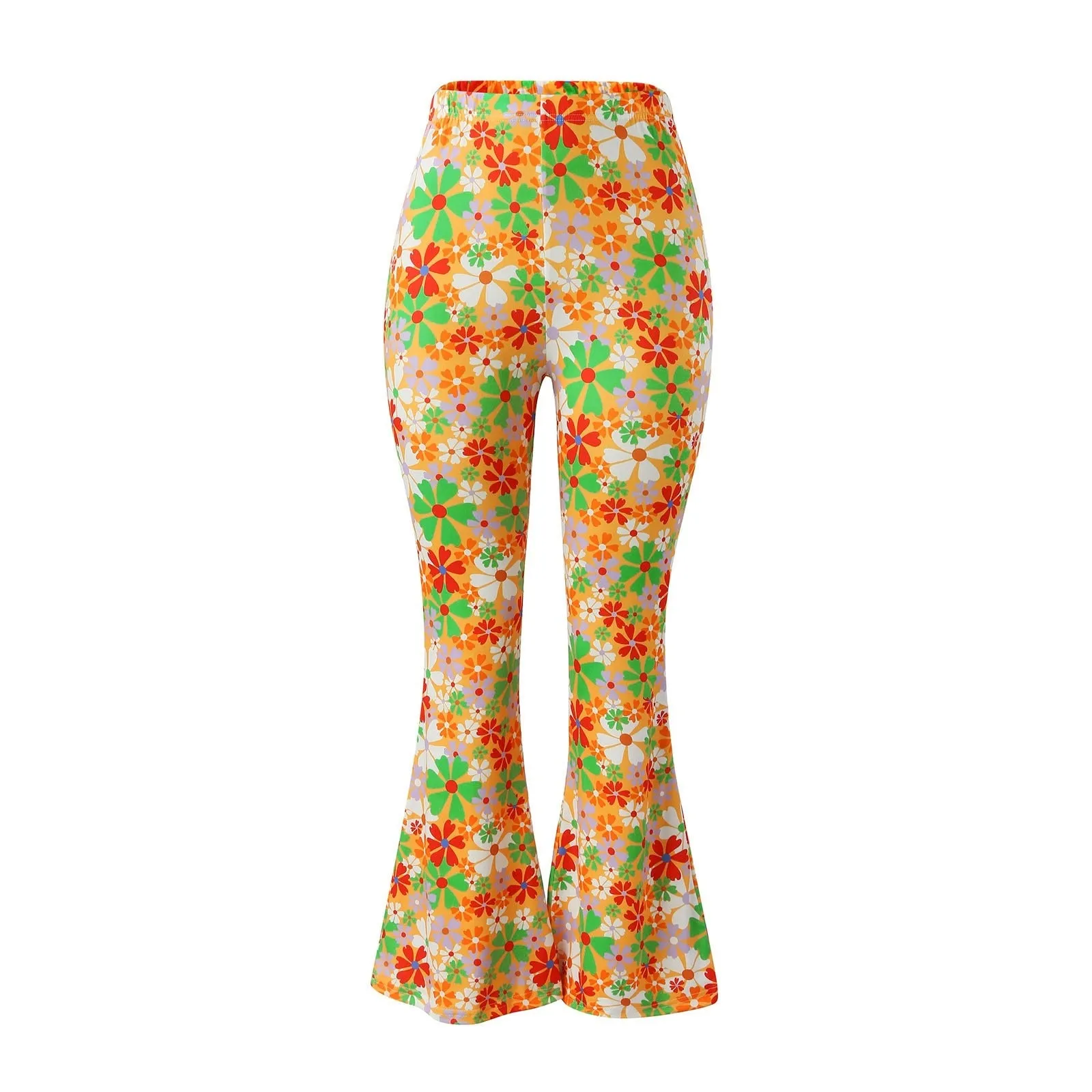 Funki Buys | Pants | Women's Boho Floral Hippie Flared Pants