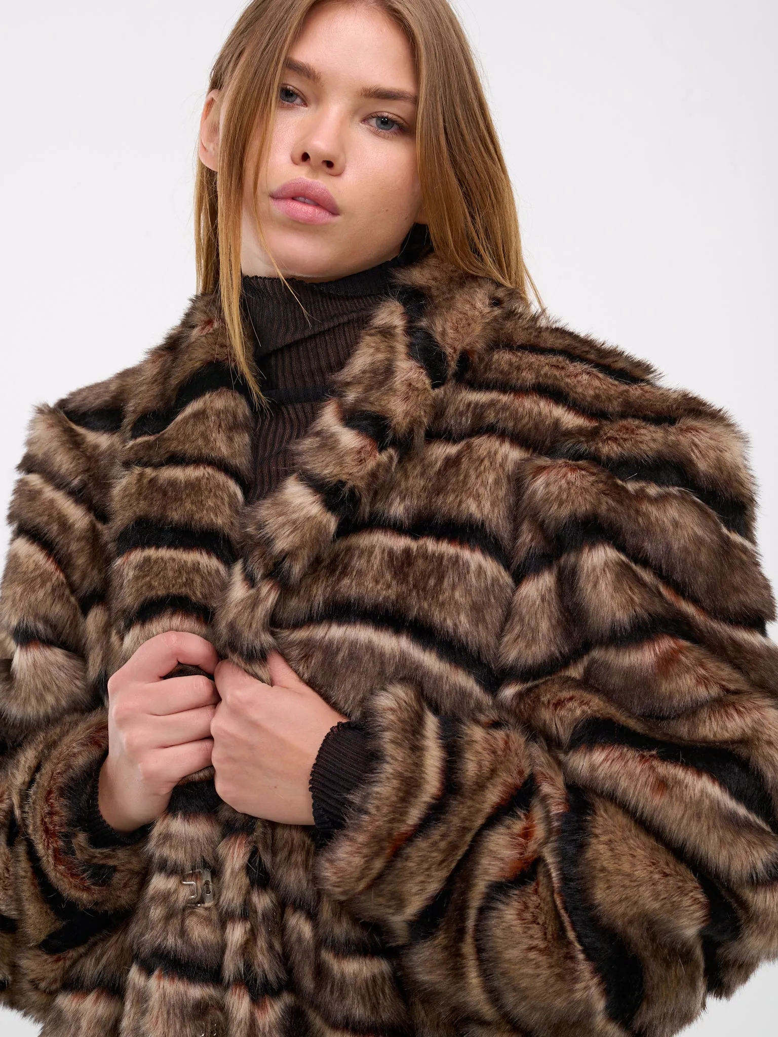 Fur Coat (COAT1FUR-BROWN)