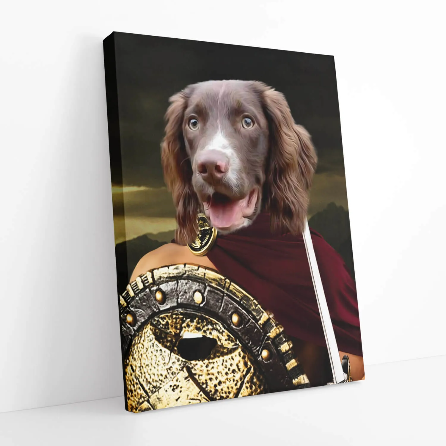 Gladiator Dog Portrait