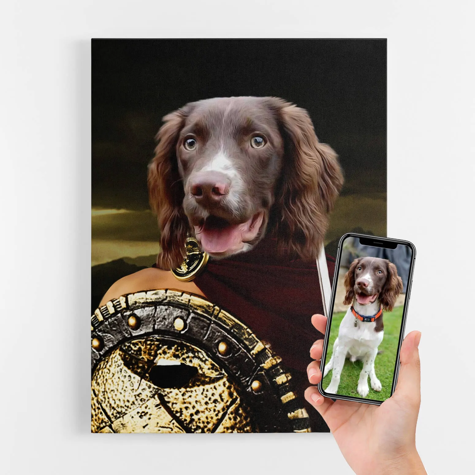 Gladiator Dog Portrait