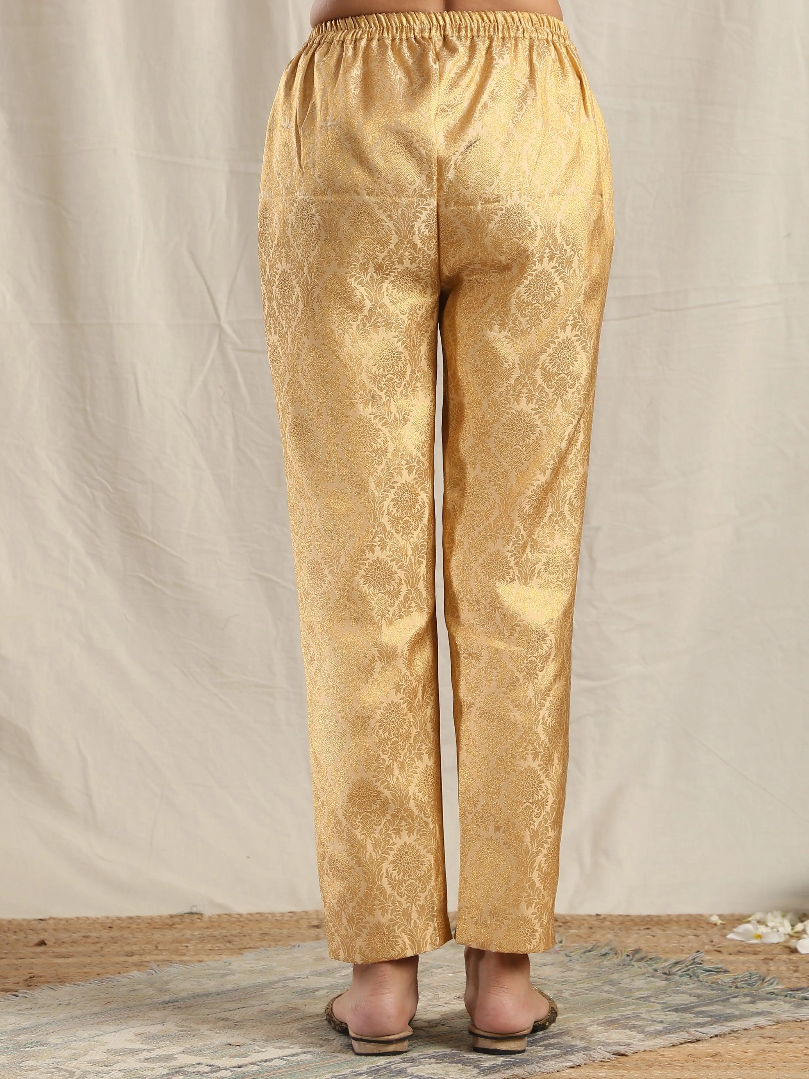 Gold Brocade Pant