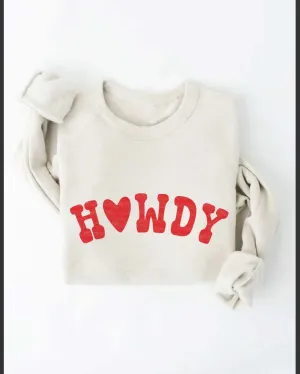 Howdy sweatshirt