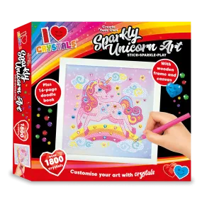 I Love Crystals Create Your Own Sparkly Unicorn Art