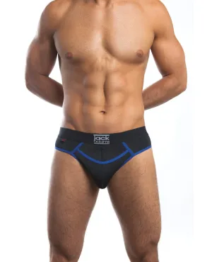 Jack Adams Flex Fit Jock Black/Royal LG