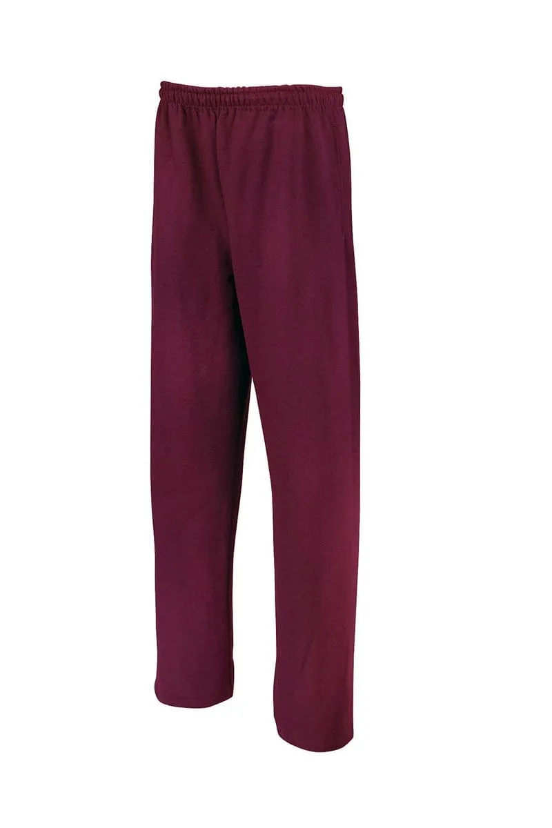 Jerzees 974MP: Adult 8 oz. NuBlend(r) Open-Bottom Fleece Sweatpants