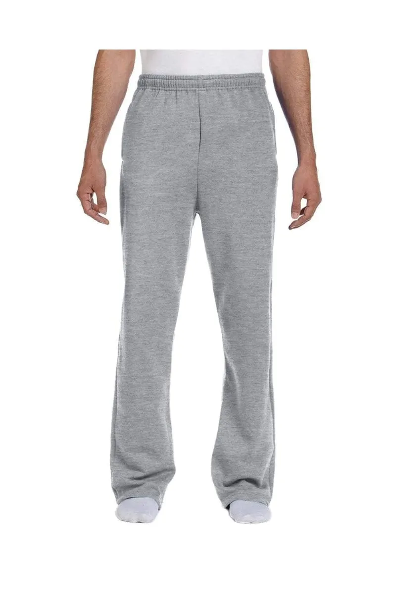 Jerzees 974MP: Adult 8 oz. NuBlend(r) Open-Bottom Fleece Sweatpants