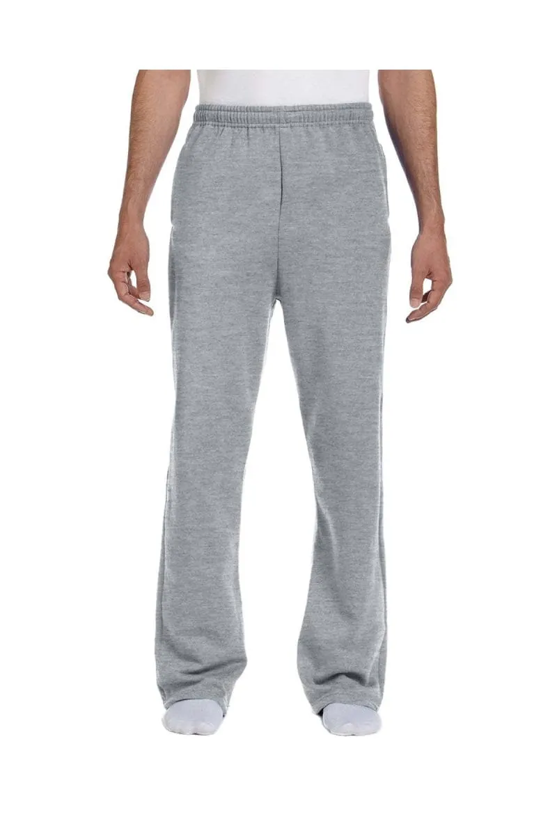 Jerzees 974MP: Adult 8 oz. NuBlend(r) Open-Bottom Fleece Sweatpants