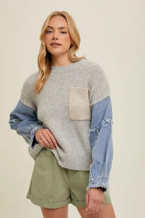 Jillian Contrast Sweater