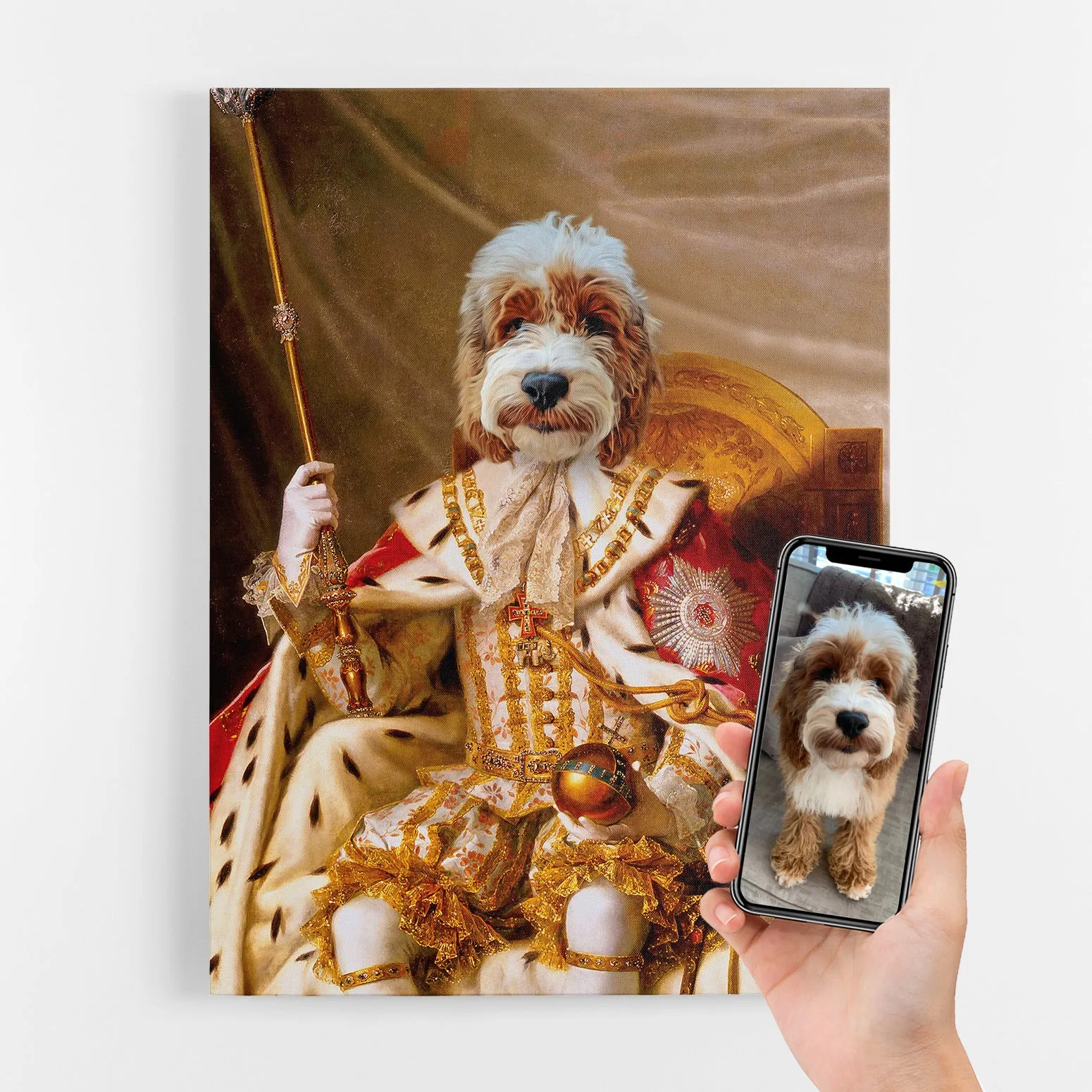 King Royal Dog Portrait