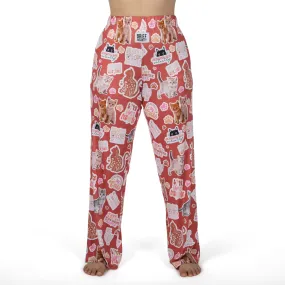 Kitten Stickers Lounge Pants