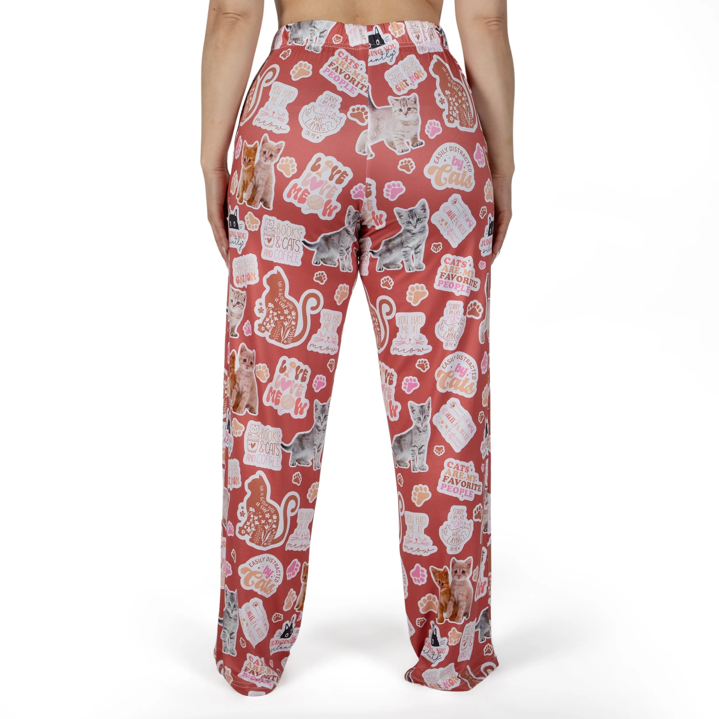 Kitten Stickers Lounge Pants