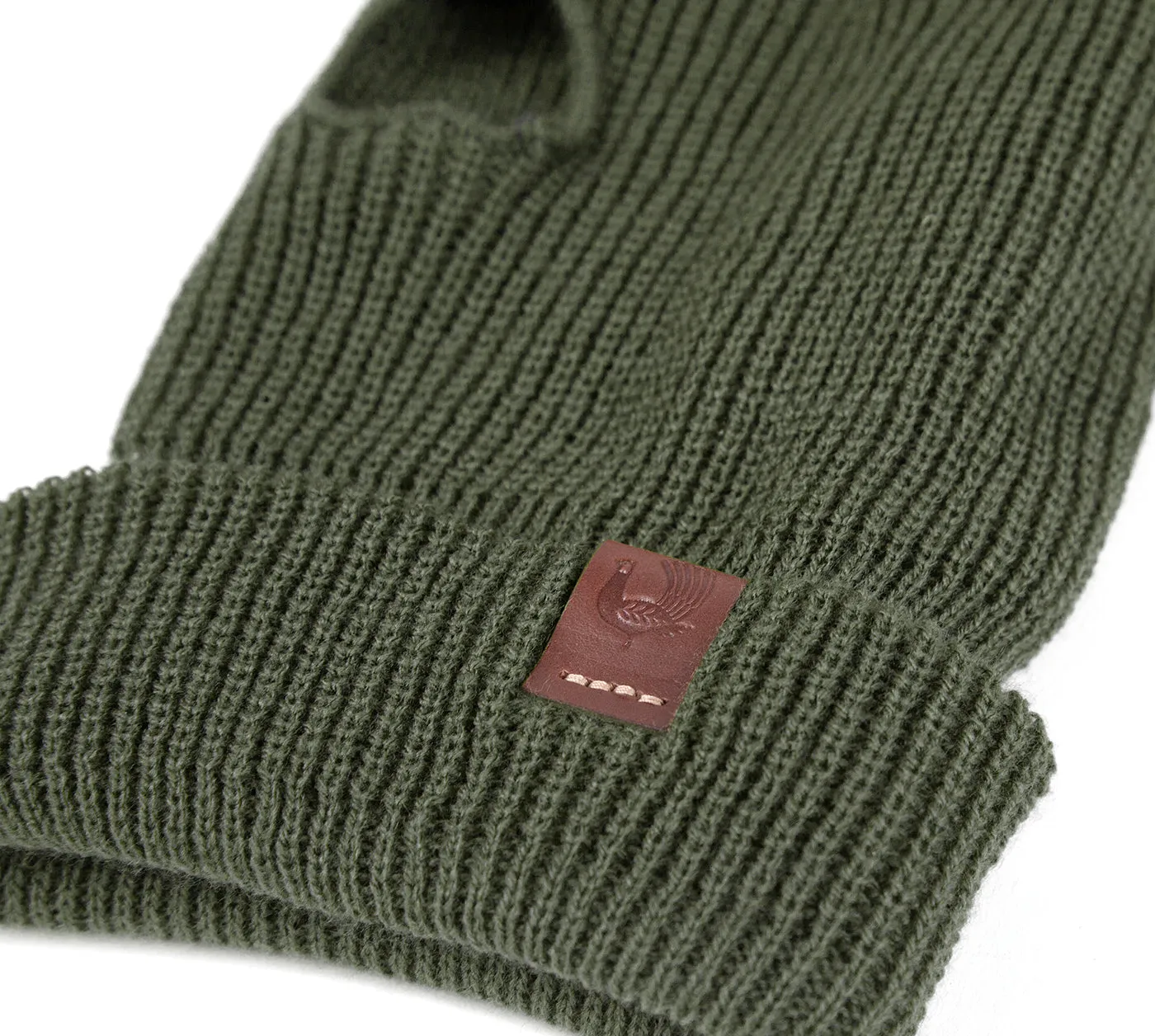 Knit Face Mask - Olive