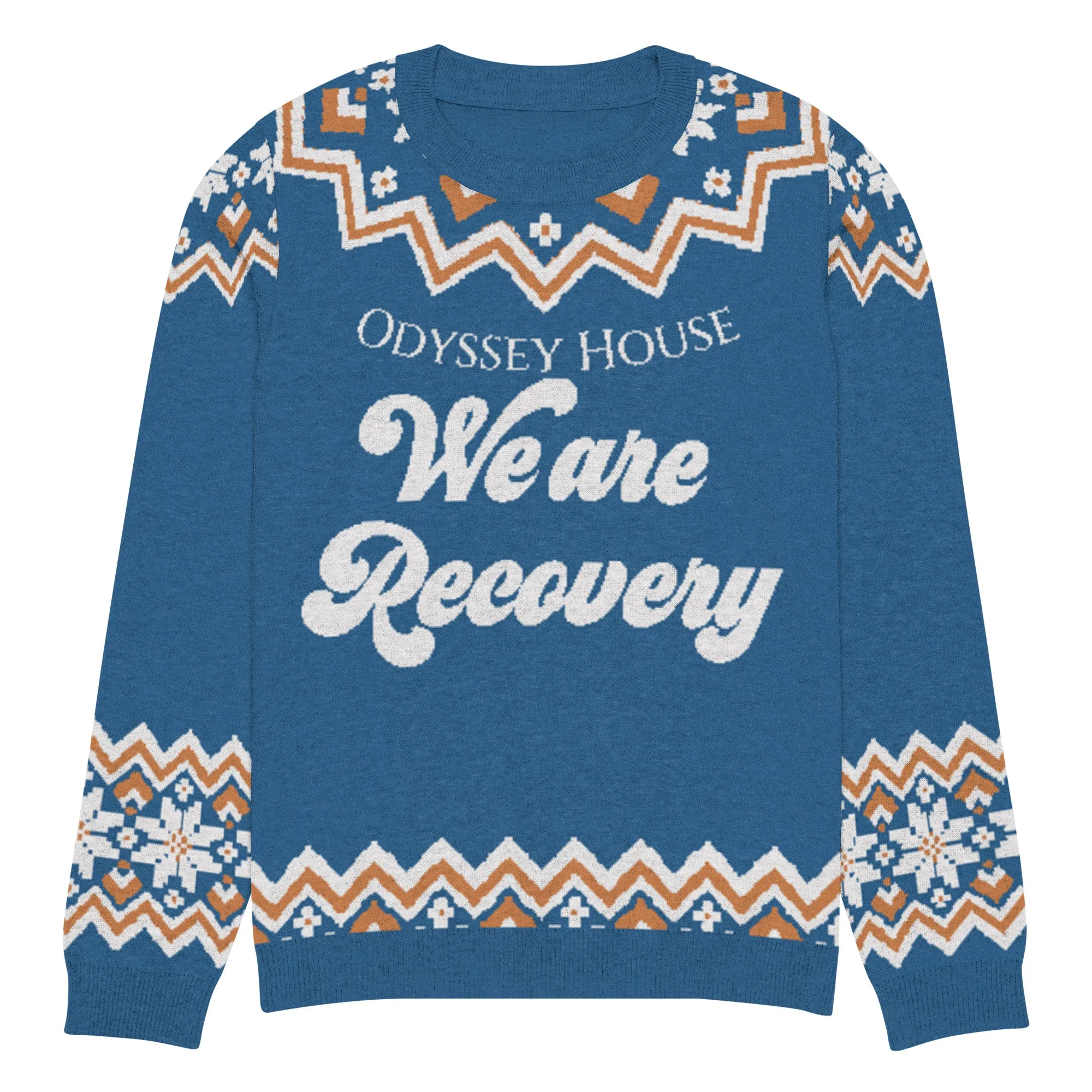 Knitted Odyssey House Holiday Sweater