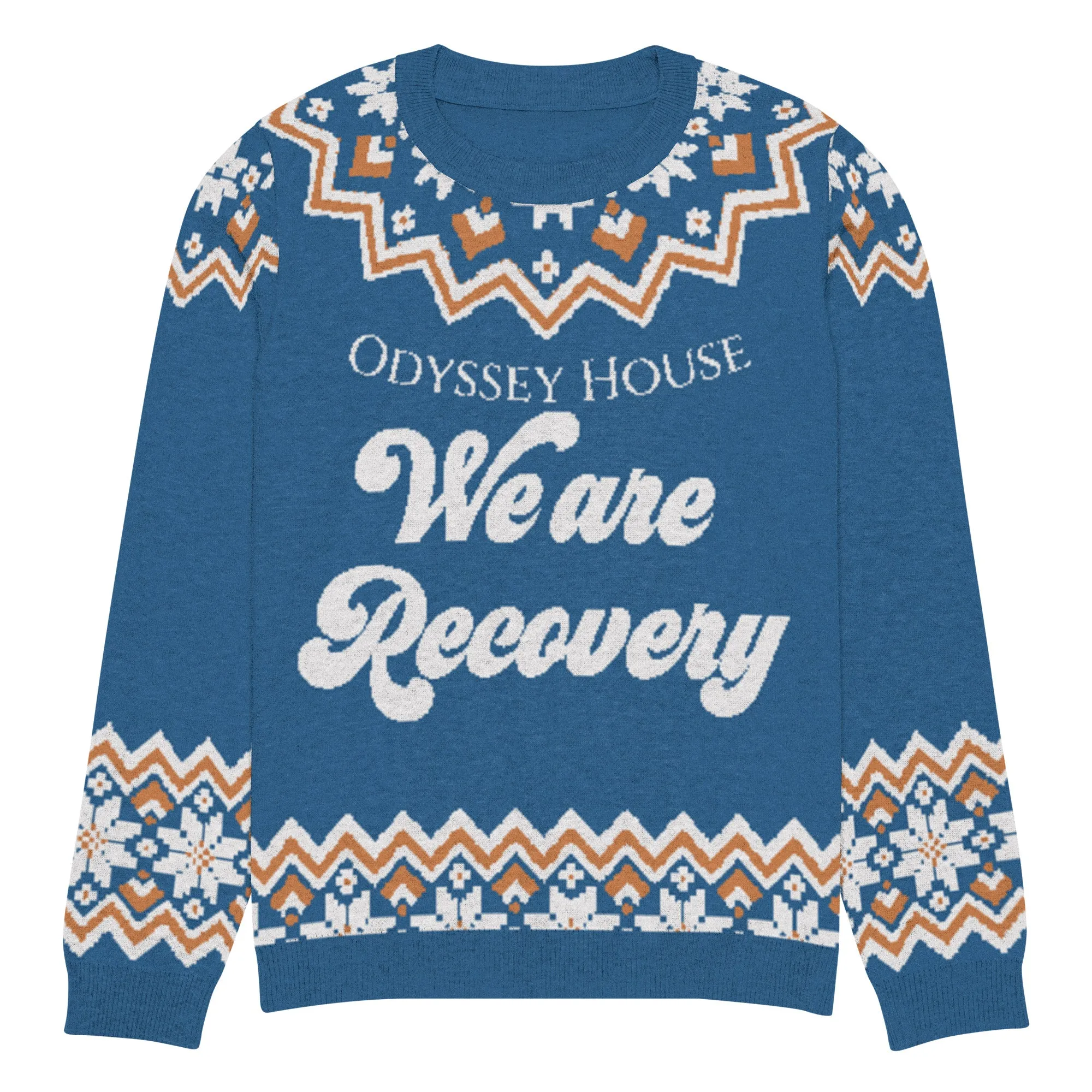 Knitted Odyssey House Holiday Sweater