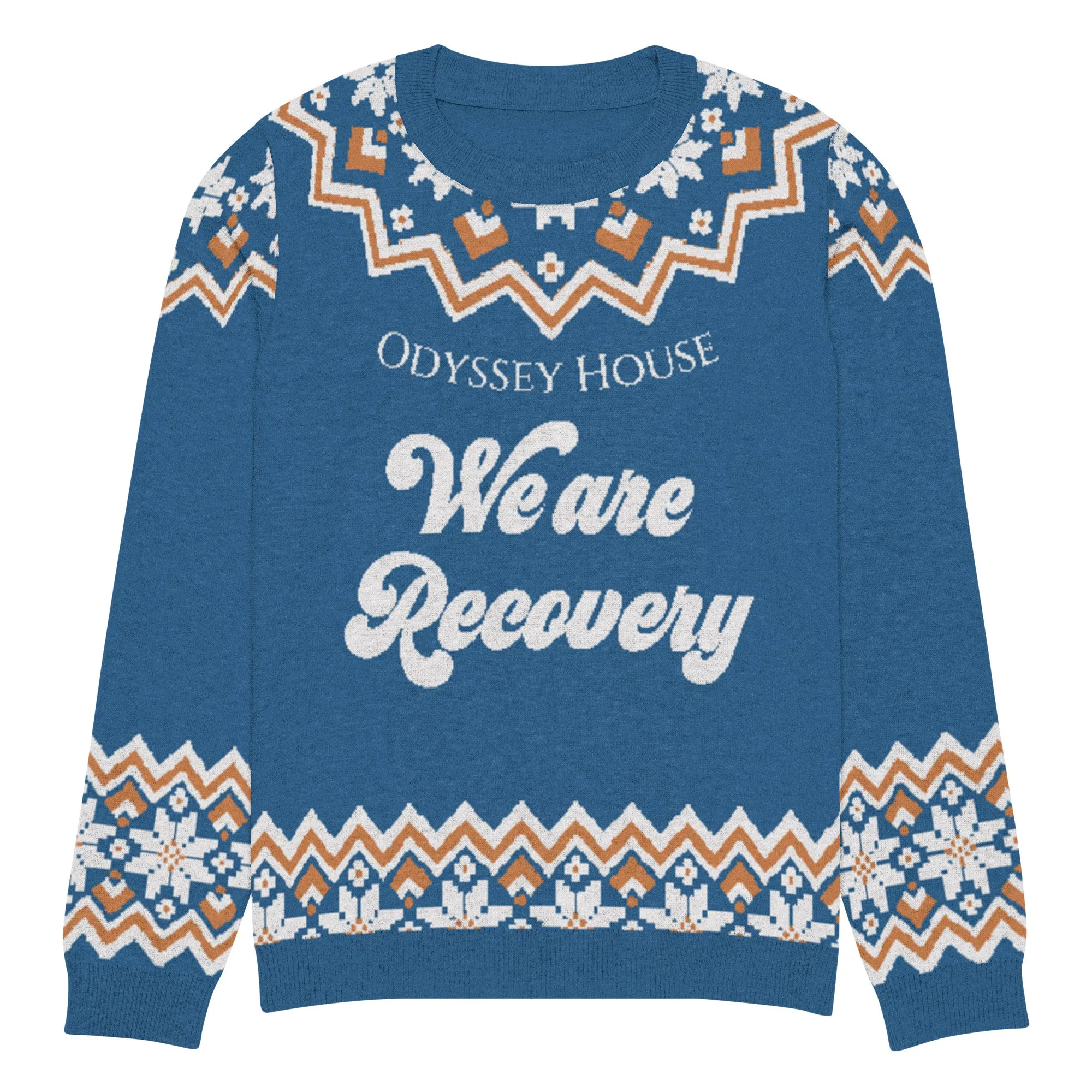 Knitted Odyssey House Holiday Sweater