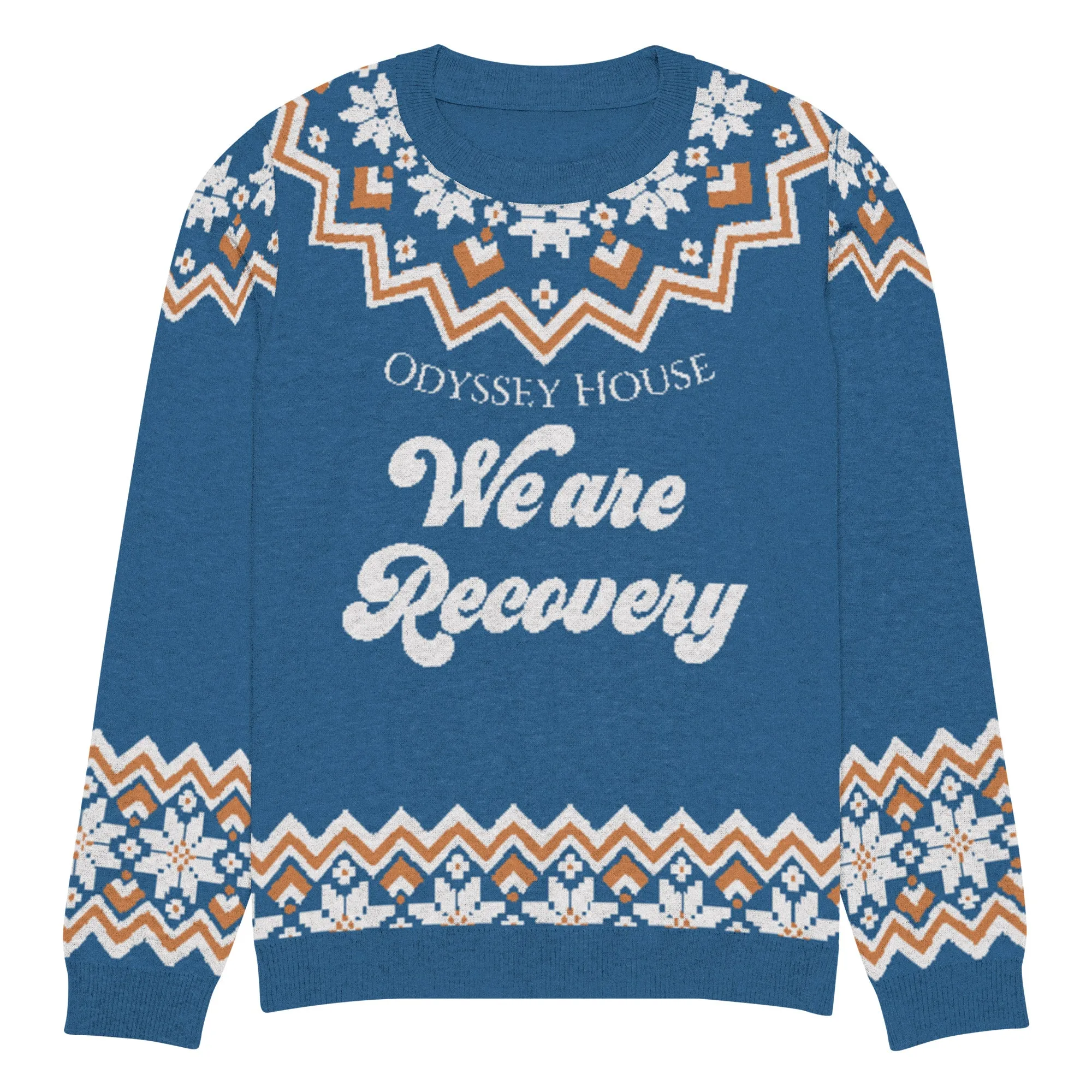 Knitted Odyssey House Holiday Sweater