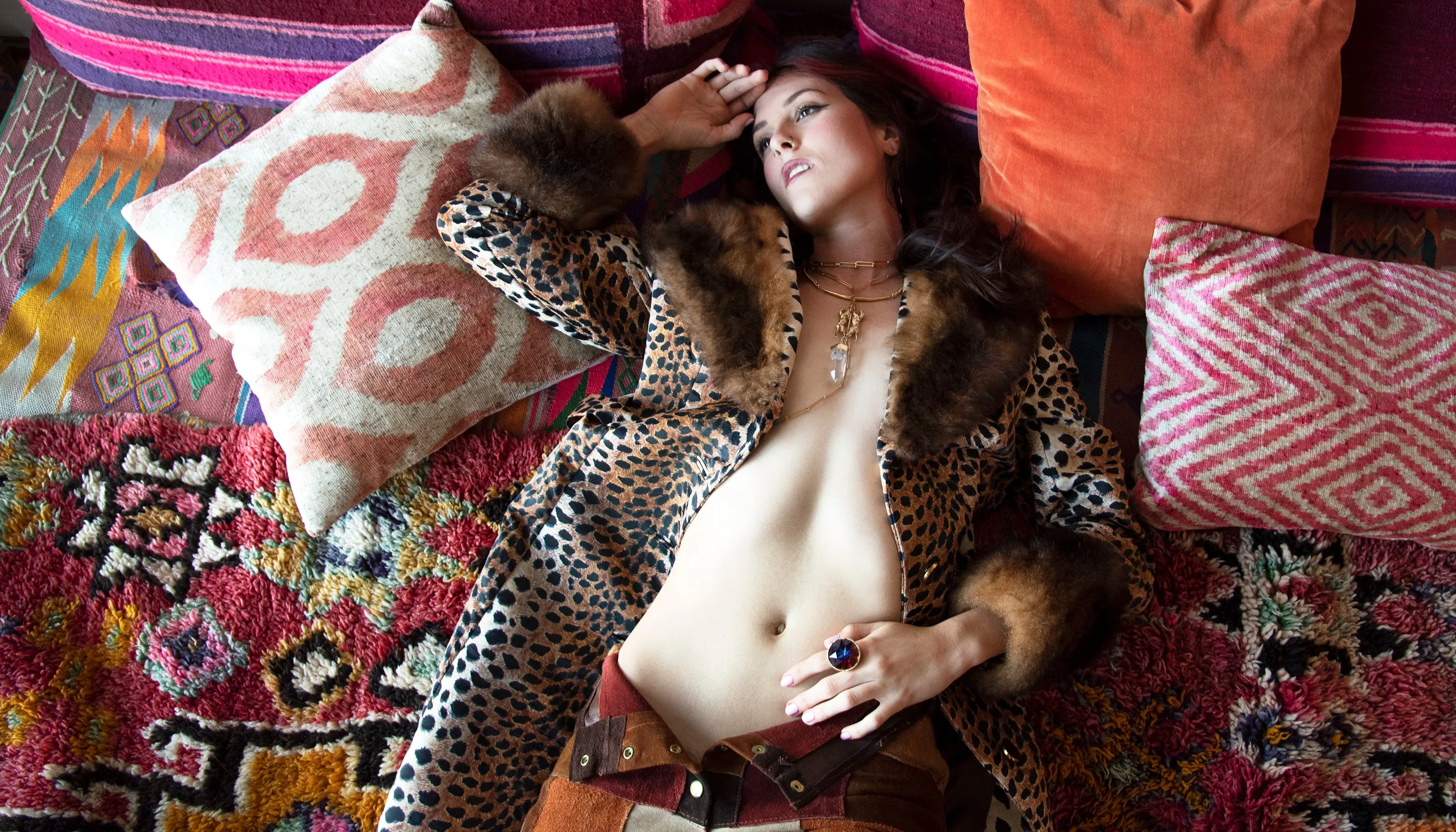 Lilli Ann 1960s Leopard Print Coat