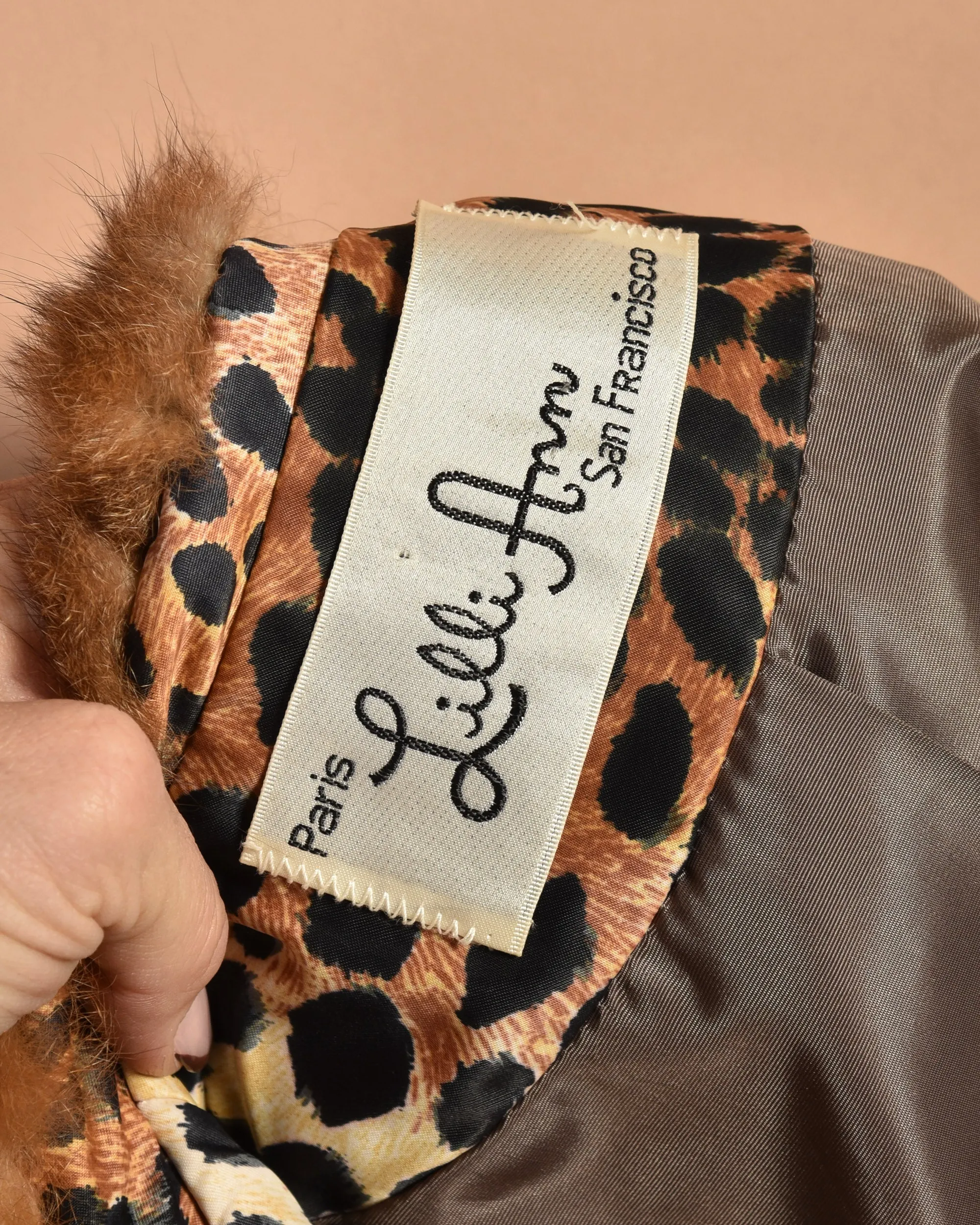 Lilli Ann 1960s Leopard Print Coat