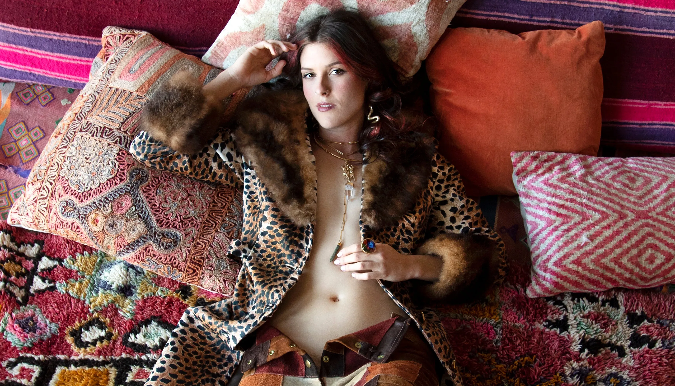 Lilli Ann 1960s Leopard Print Coat