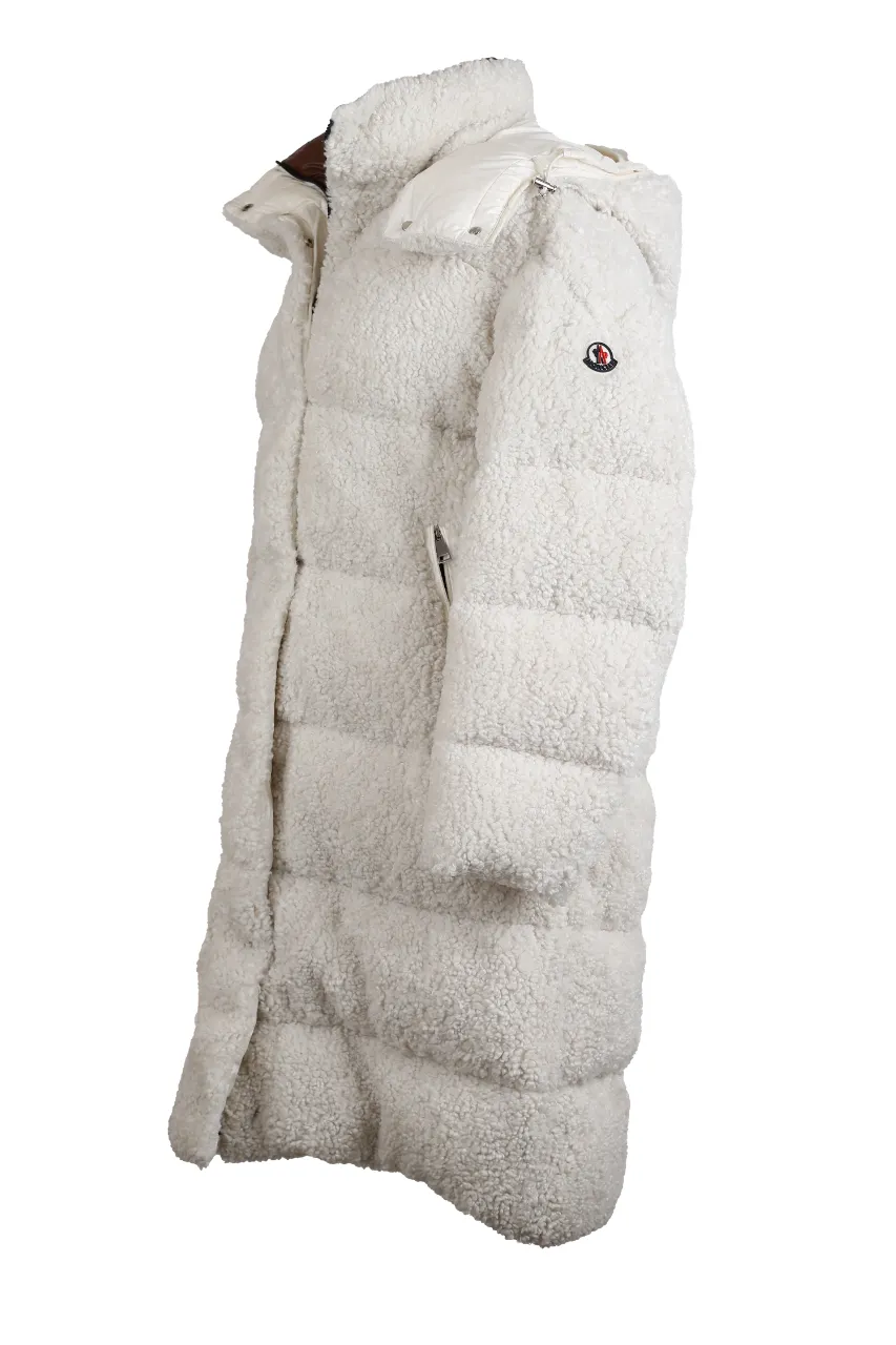 Long Down Faux Shearling Parka